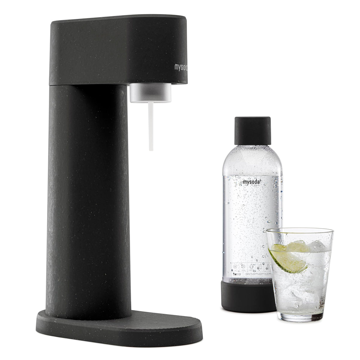 Mysoda design award Finland bottle highlighting elegant tone-on-tone finish.