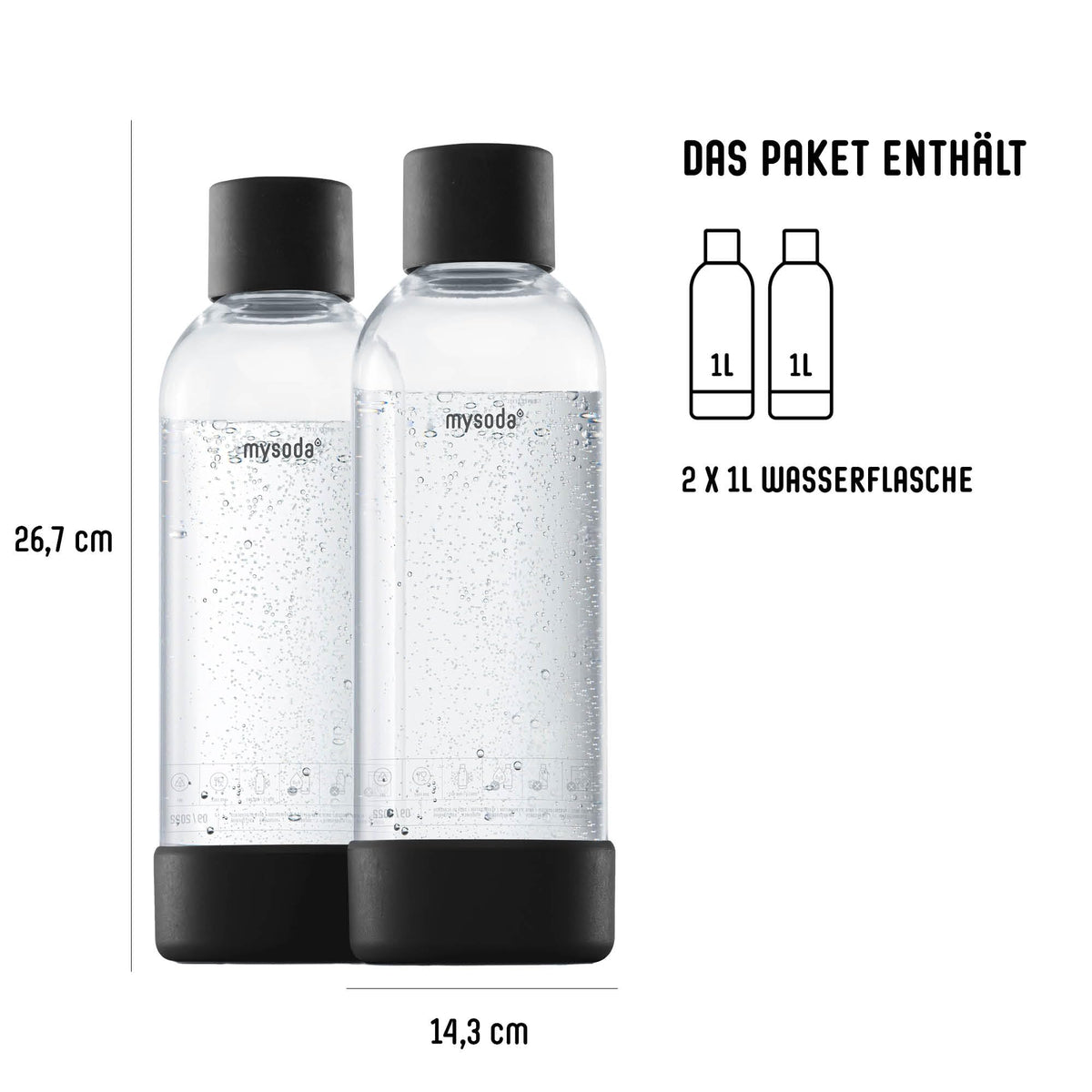 Mysoda fill line guidance for optimal fizz with cold water.