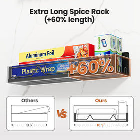 Mystozer four-pack fridge shelf keeps spices organized and accessible