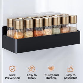 Mystozer fridge door magnets enable tool-free installation.