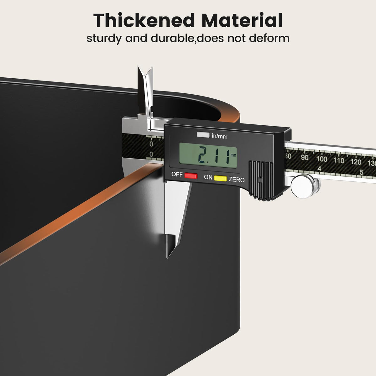 Mystozer single-row hooks provide easy access to small kitchen tools.