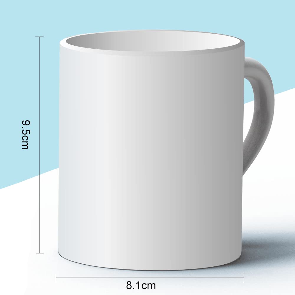 MYSUB dishwasher-safe sublimation mugs for easy cleaning