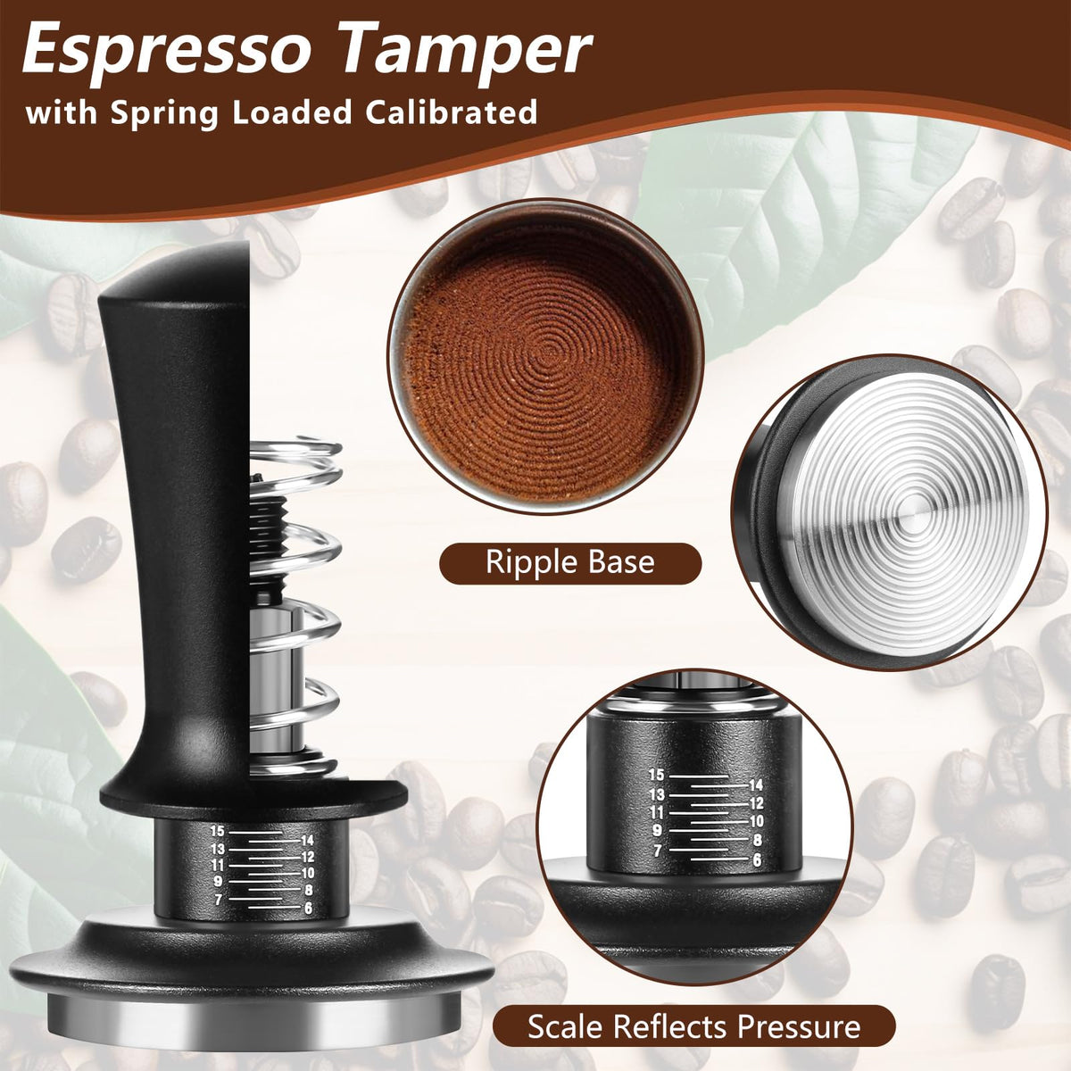 Mytdkxin needle distributor complements WDT tool for uniform coffee bed prep.
