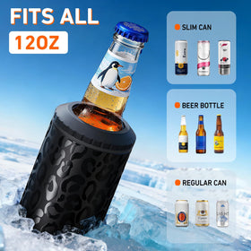 MYTHQUATE 3 in 1 cooler fitting regular 12 oz cans, cools beverages