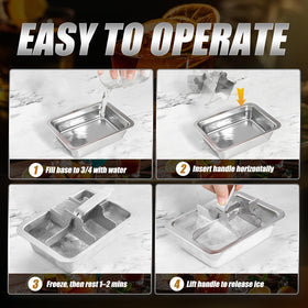 Myyaowl easy-clean surface resists odors and cleans in hot water or dishwasher.
