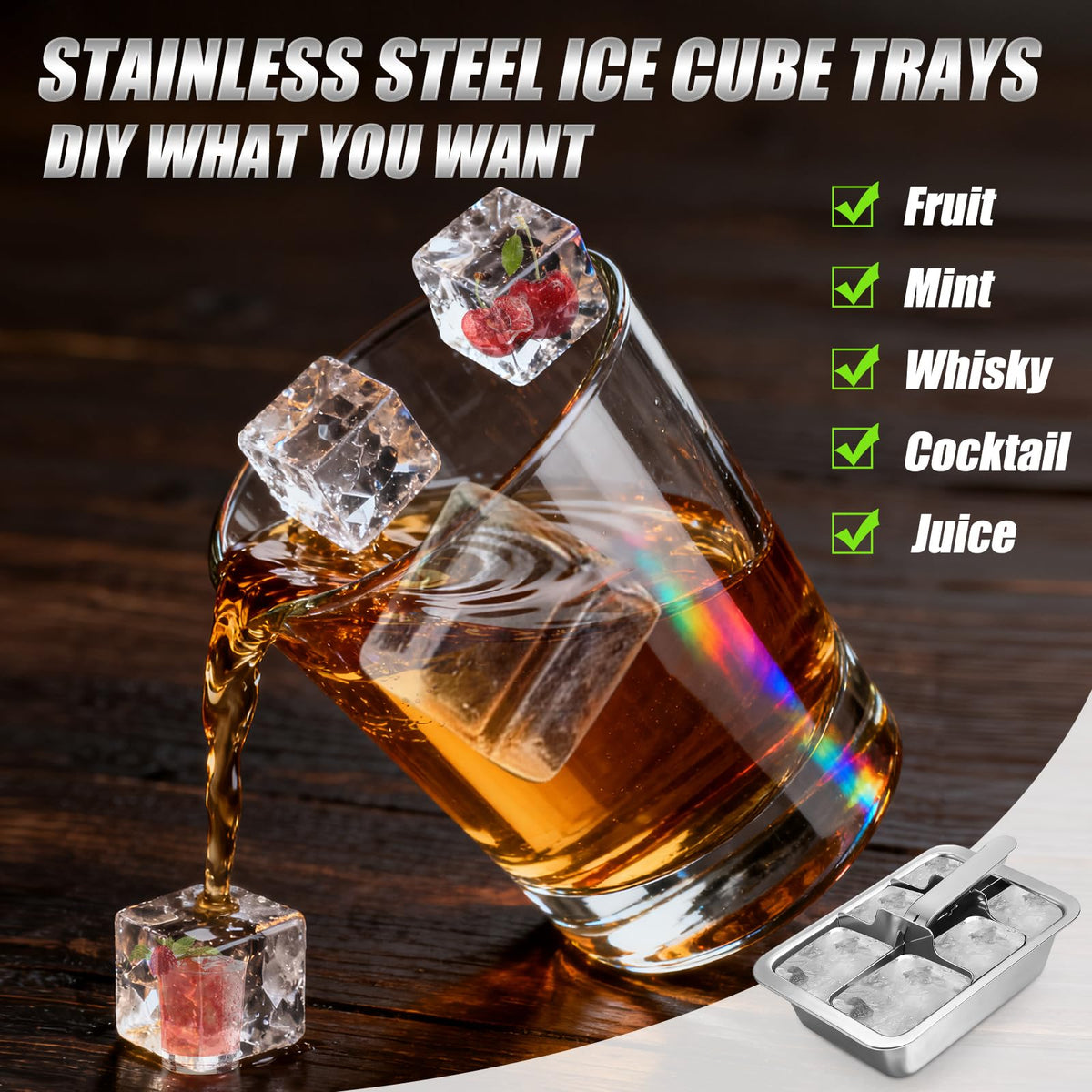 Myyaowl fast-freeze design cools drinks up to twenty percent faster than plastic.