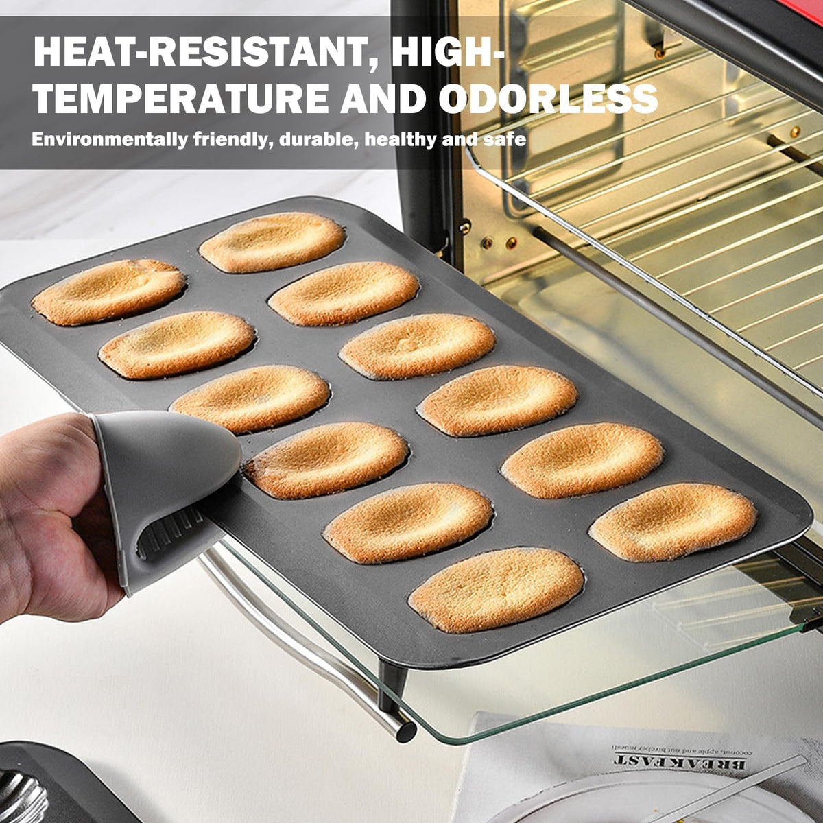 Myyaowl nonstick coating promotes effortless release and quick cleanup.