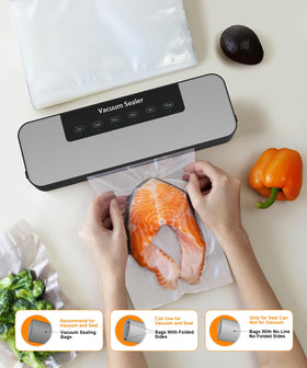 MZROT vacuum sealer package includes starter bags for immediate use