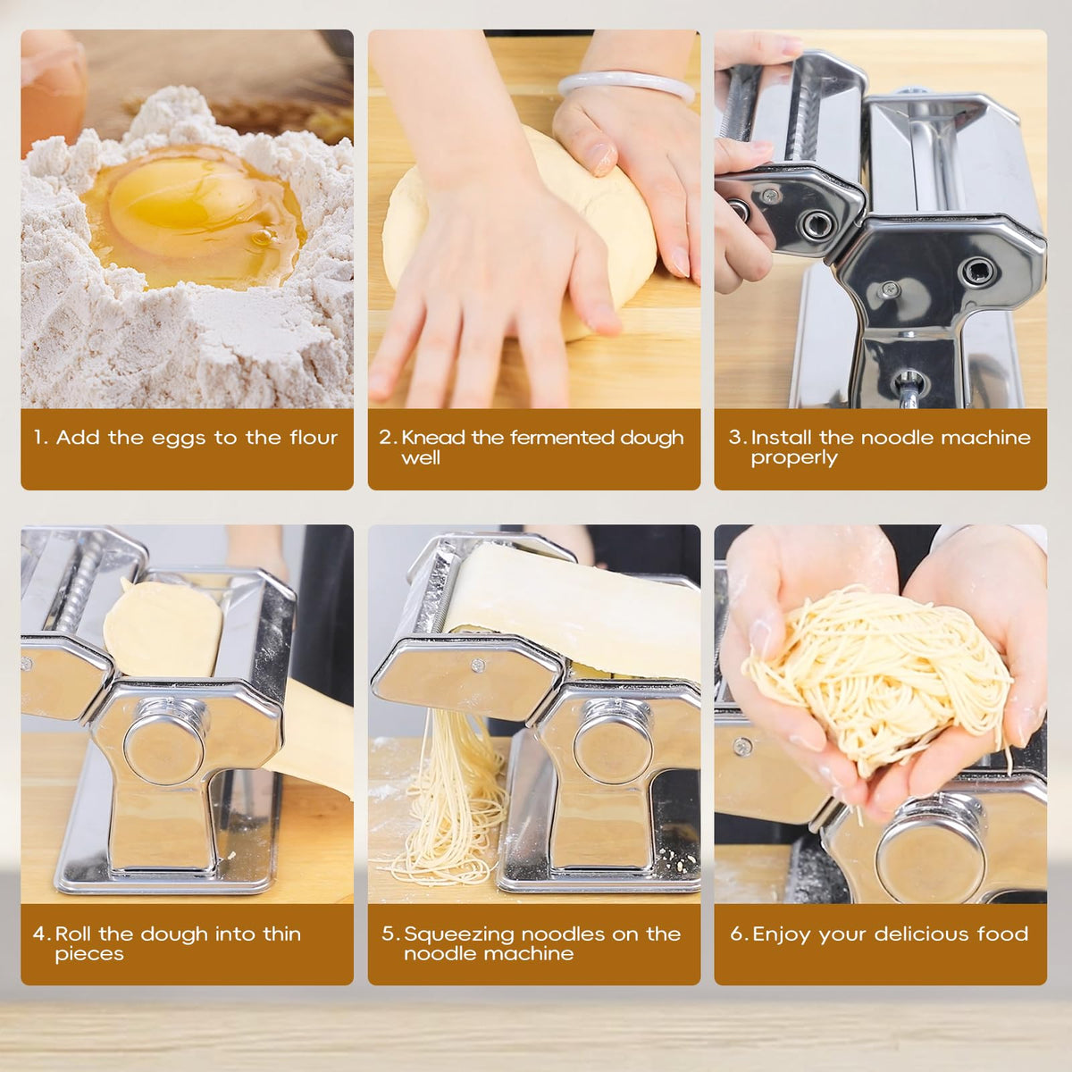 MZTOGR pasta drying rack for organized air-dried noodles.