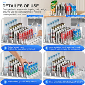 Nabobt organizer fully stocked to maximize fridge space