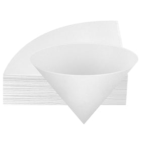 Nachlynn fryer oil filter cone for 10 inch filtration, odor reduction and reuse