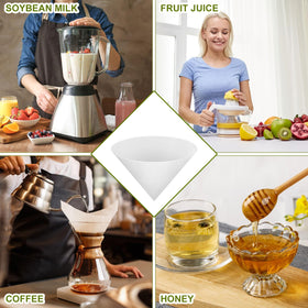 Nachlynn filter cone designed for honey, tea and coffee filtration in kitchen