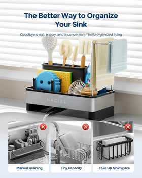 Nacial detachable components allow thorough cleaning and easy maintenance