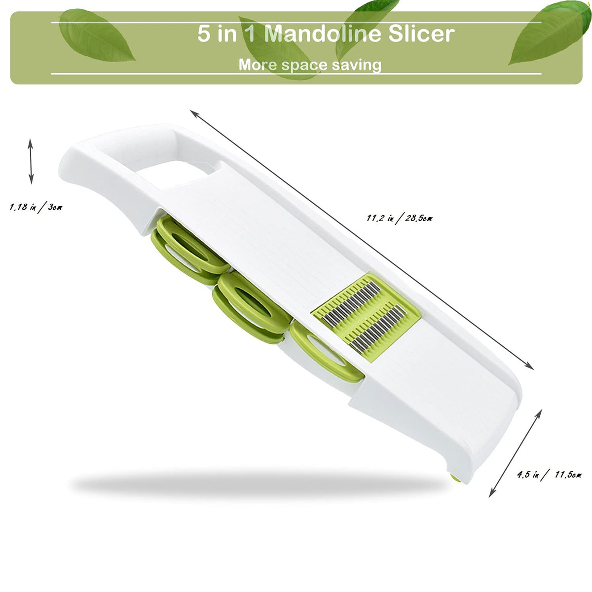 NACOLUS slicer with built-in blades ready for instant use.