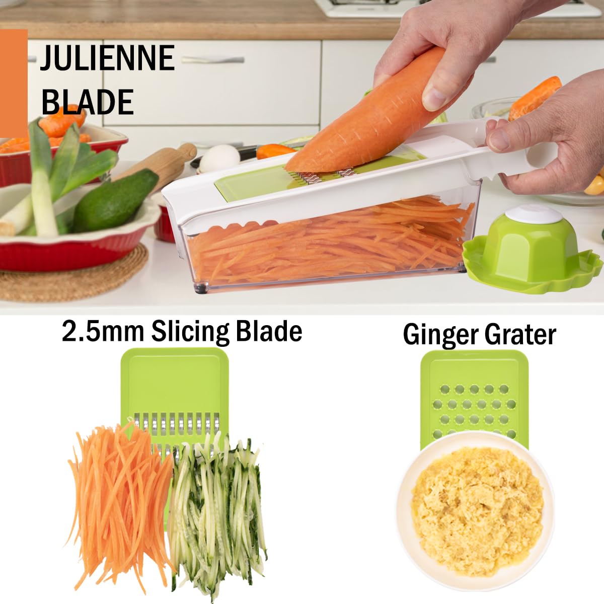 NACOLUS cheese shredder with robust blades delivering even texture.