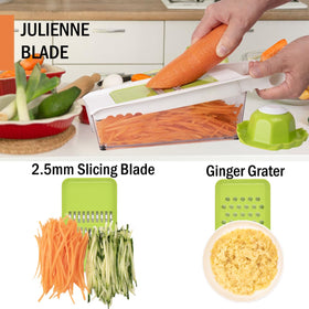 NACOLUS cheese shredder with robust blades delivering even texture.