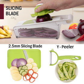 NACOLUS easy-clean vegetable chopper ready for fast cleanups after prep.