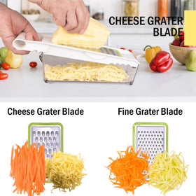 NACOLUS multi-purpose vegetable slicer in action for efficient meal prep.