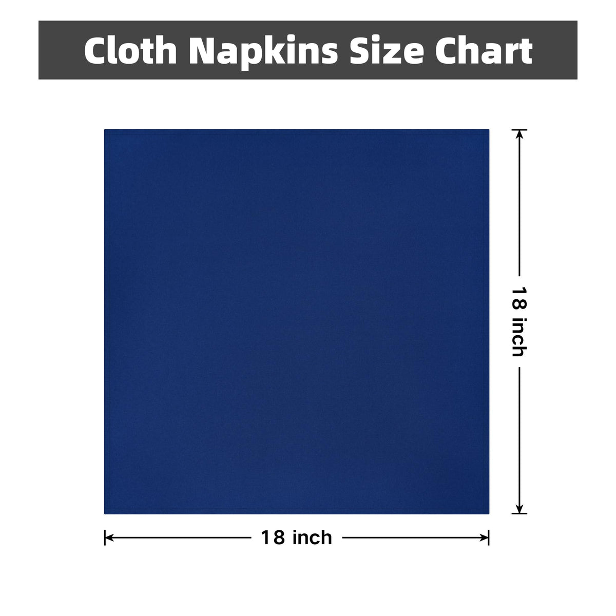 Nacuci navy napkins care: machine-wash friendly for easy maintenance.