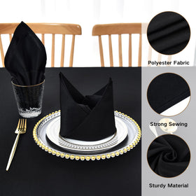 Nacuci napkins with hemmed edges for refined table look.