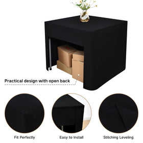 Nacuci washable polyester tablecloth offers durable, easy-care coverage for indoor and outdoor events.