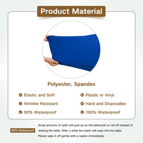 Nacuci blue table top cover easy to wipe clean after meals