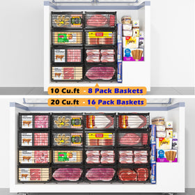 NADAMOO wide storage bin for fridge and pantry organization.
