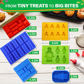 NADOBA brick silicone mold for chocolate—easy, non-stick shaping.
