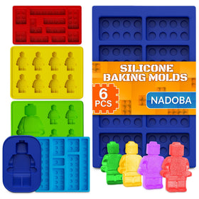 NADOBA robot silicone mold for chocolate—perfect bite-sized treats.