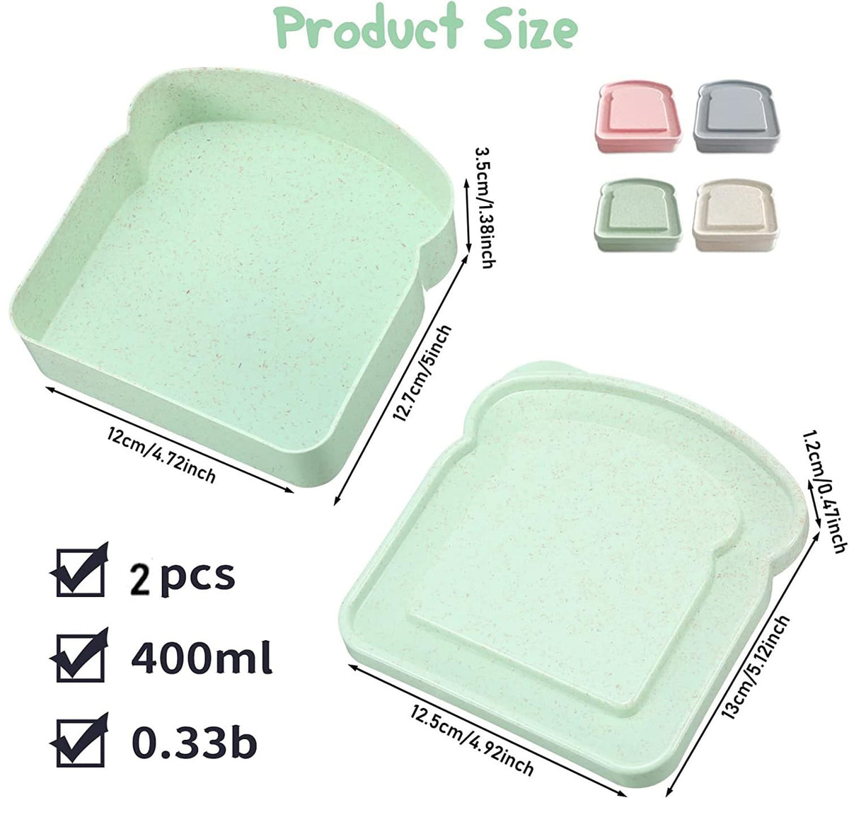 NADUSEP lunch box in bright color, easy to spot in a bag