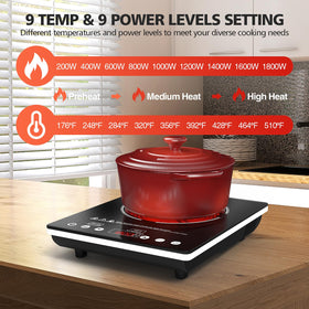 Nafewin electric ceramic top surface, smooth and easy to wipe clean.