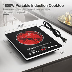 Nafewin nine power levels enable flexible cooking control.