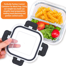 Nafhone bariatric gift set with three containers for portion control.