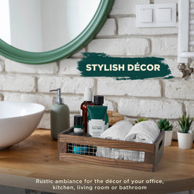 NAGAWOOD kitchen decor baskets rustic flair accents countertops and shelves