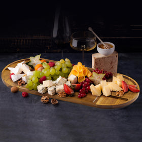 NAGAWOOD portable serving board for indoor or outdoor events.