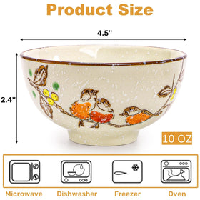 Nagpew fish pattern bowls add vibrant charm to breakfast cereals