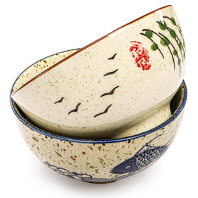 Nagpew lotus pattern bowls ideal for rice and side dishes
