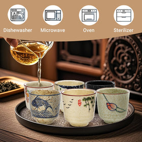 Nagpew fish-design teacup offers decorative charm and durable daily use.