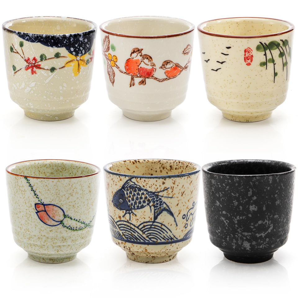 Nagpew flower-design teacup with heat retention for warm sips.