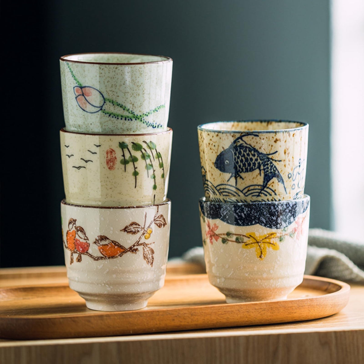 Nagpew no-handle teacup features minimal look and reliable heat retention.