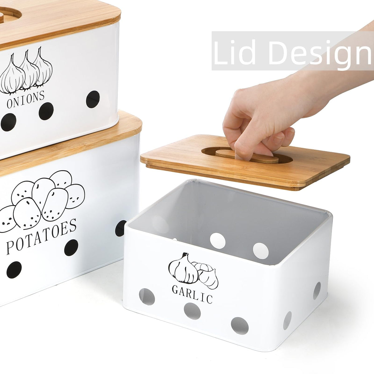 Nagpew potato keeper with airflow and dust protection