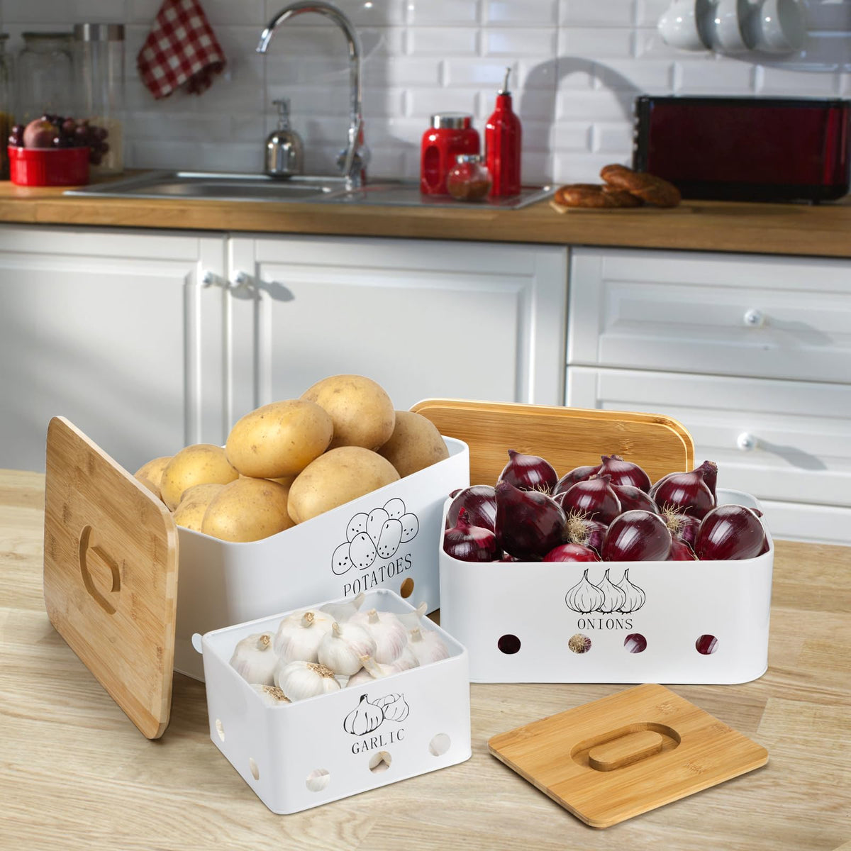 Nagpew rust-resistant metal bins for daily use