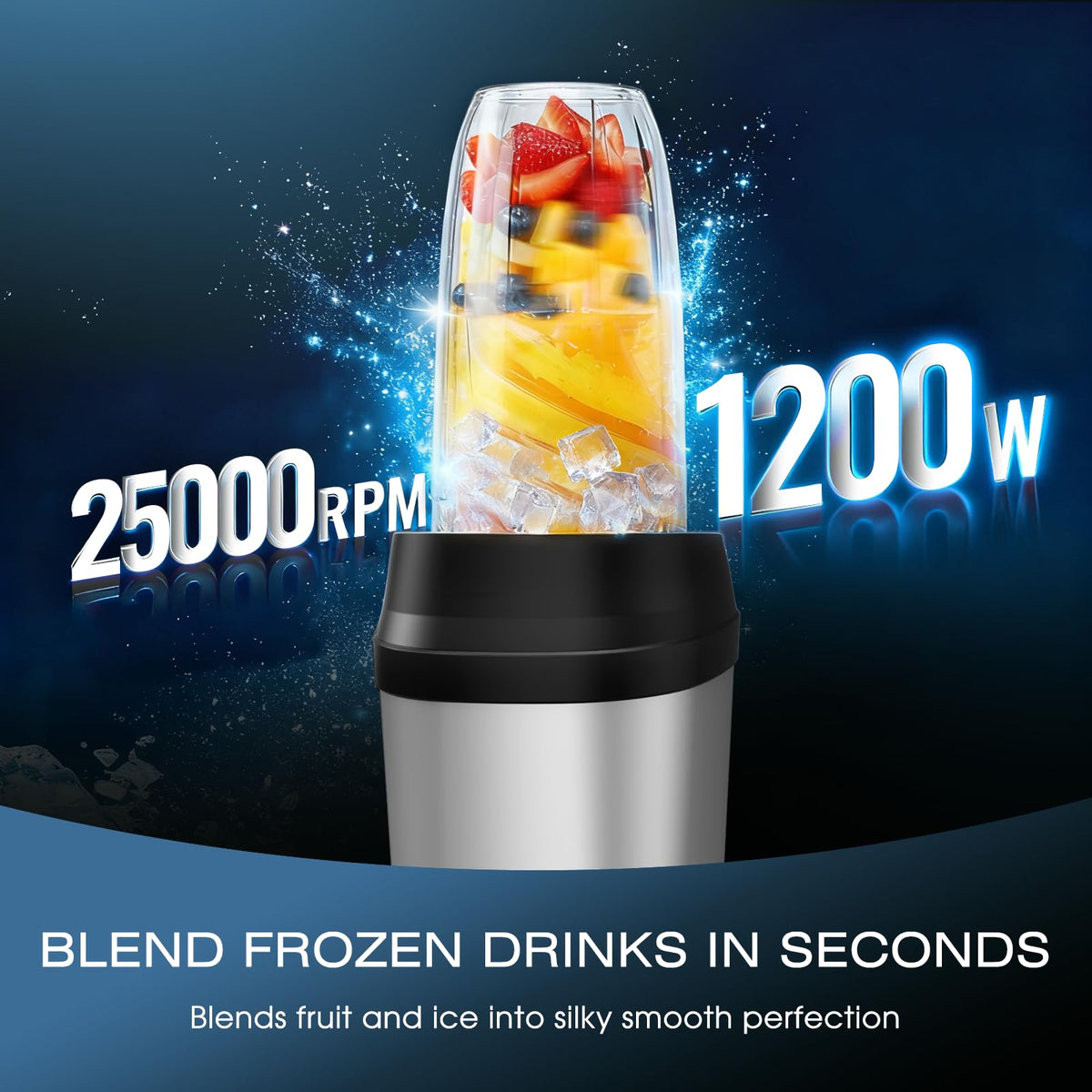 Nahida 6-fin blades for smooth blends and versatile grinding