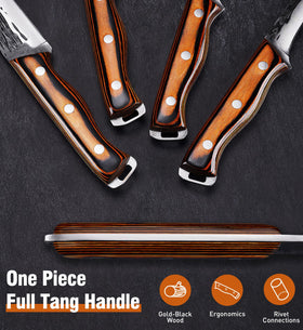 Naitesen blade with black anti-rust coating for long-lasting performance