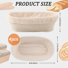 Nalcant natural rattan close-up shows craftsmanship and smooth surface for easy dough release.