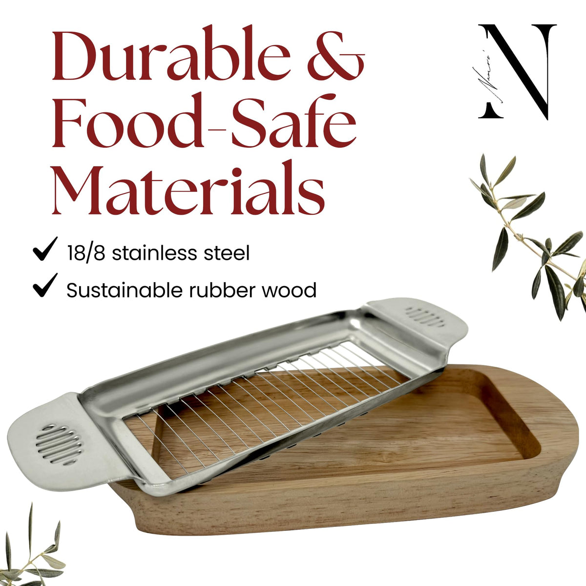 Namre' quarter-inch slice thickness ideal for uniform portions.