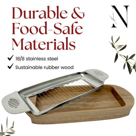 Namre' quarter-inch slice thickness ideal for uniform portions.