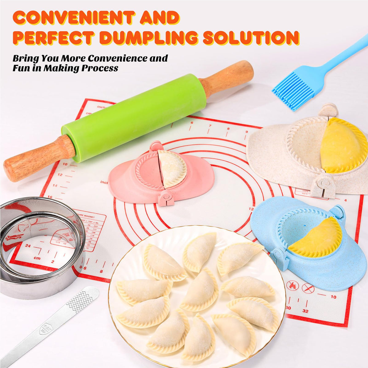 NAMUPIE dumpling kit is dishwasher safe for easy cleanup.