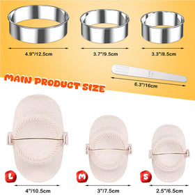 NAMUPIE press mold trio creates uniform dumplings quickly.
