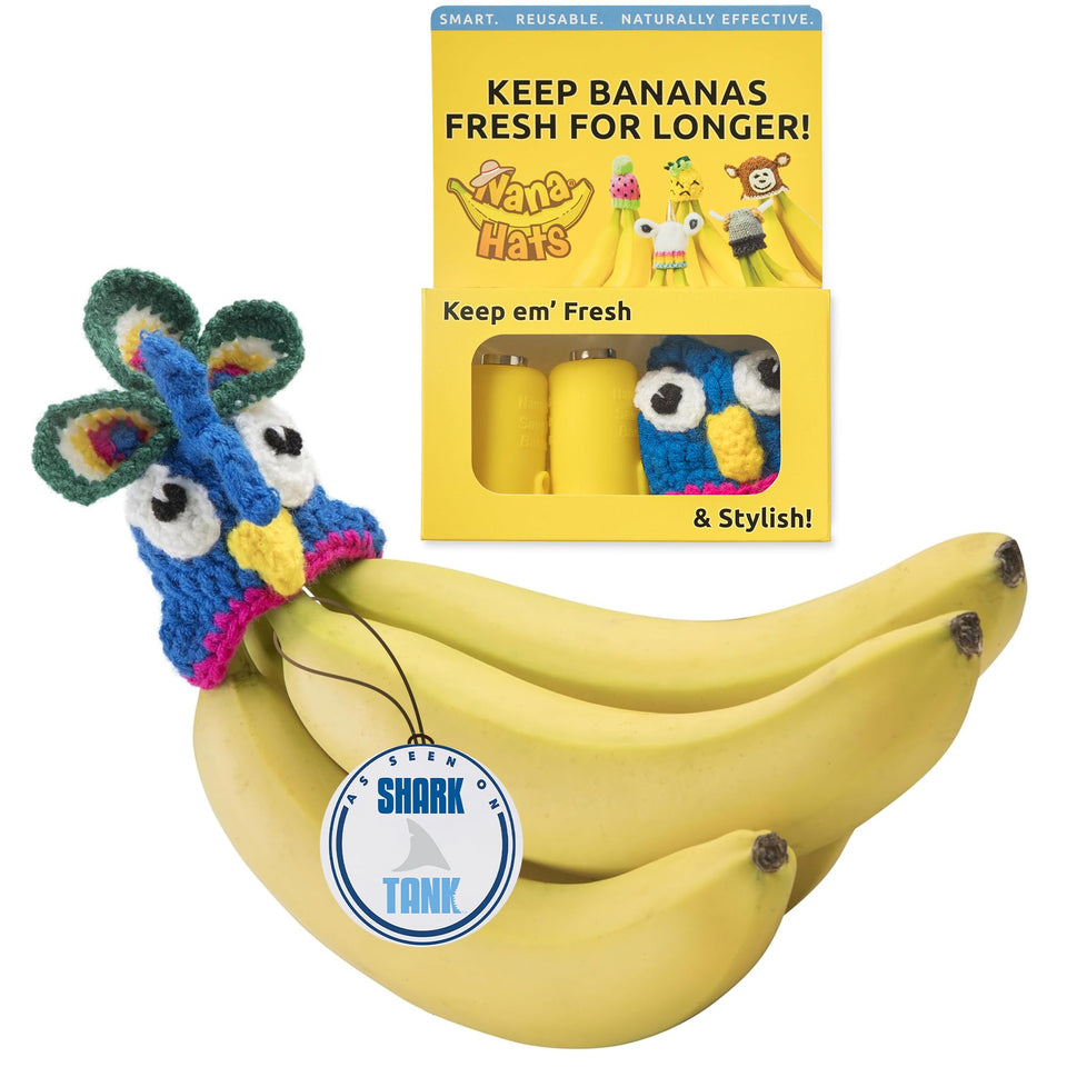NANA HATS banana freshness preserver cap set extends banana freshness in fridge